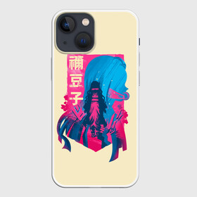 Чехол для iPhone 13 mini с принтом Nezuko Neon в Курске,  |  | anime | kimetsu no yaiba | аниме | анимэ | клинок рассекающий демонов