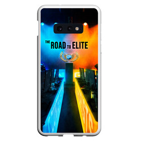 Чехол для Samsung S10E с принтом Road to global elite в Курске, Силикон | Область печати: задняя сторона чехла, без боковых панелей | counter stike | cs go | csgo | elite | faceit | global | global elite | mvp | road to global elite | глобал | контр страйк | контра | соревнования | фейсит