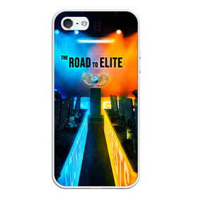 Чехол для iPhone 5/5S матовый с принтом Road to global elite в Курске, Силикон | Область печати: задняя сторона чехла, без боковых панелей | counter stike | cs go | csgo | elite | faceit | global | global elite | mvp | road to global elite | глобал | контр страйк | контра | соревнования | фейсит