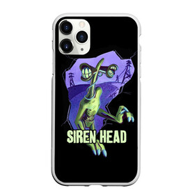 Чехол для iPhone 11 Pro матовый с принтом СИРЕНОГОЛОВЫЙ  SIREN HEAD в Курске, Силикон |  | siren head | игра | монстр | сиреноголовый | существо | хоррор