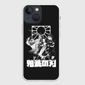Чехол для iPhone 13 mini с принтом Demon Slayers Team в Курске,  |  | anime | kimetsu no yaiba | аниме | анимэ | клинок рассекающий демонов