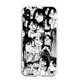 Чехол для iPhone XS Max матовый с принтом Nagatoro Sempai в Курске, Силикон | Область печати: задняя сторона чехла, без боковых панелей | anime | sempai | torochan | аниме | нагаторо | нагаторосан | не издевайся | не издевайся нагаторо | семпай | хаясэ нагаторо