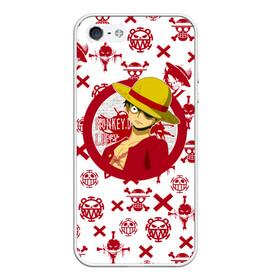 Чехол для iPhone 5/5S матовый с принтом Манки Д. Луффи | пиратские знаки One Piece в Курске, Силикон | Область печати: задняя сторона чехла, без боковых панелей | Тематика изображения на принте: anime | manga | monkey d. luffy | one piece | аниме | большой куш | ван пис | веселый роджер | вон пис | капитан | король пиратов | луси | луфи | луффи | манга | манки д. луффи | мугивара | пират | пираты белоуса