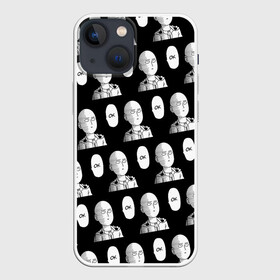 Чехол для iPhone 13 mini с принтом ONE PUNCH MAN | ВАН ПАНЧ МАН (Z) в Курске,  |  | anime | ok | one punch man | onepunchman | oppai | saitama | аниме | ван панч мен | ванпанчмен | лысый | макото | ок | окей | сайтама | человек один удар