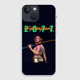 Чехол для iPhone 13 mini с принтом CYBERPUNK 2077 | КИБЕРПАНК (Z) в Курске,  |  | cd project red | cyberpunk 2077 | demon | keanu reeves | samurai | smile | vi | арасака | ви | демон | киану ривз | киберпанк 2077 | найт сити | самураи | смайл