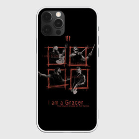 Чехол для iPhone 12 Pro Max с принтом I am a Gracer в Курске, Силикон |  | alternative | metall | music | rock | three days grace | адам гонтье | альтернатива | металл | музыка | рок | три дэйс грэйс