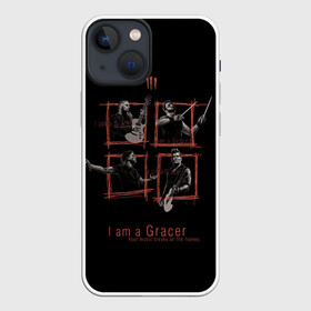 Чехол для iPhone 13 mini с принтом I am a Gracer в Курске,  |  | alternative | metall | music | rock | three days grace | адам гонтье | альтернатива | металл | музыка | рок | три дэйс грэйс