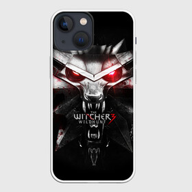 Чехол для iPhone 13 mini с принтом THE WITCHER LOGO в Курске,  |  | logo | the witcher | ведьмак | зе витчер | игра | компьютерная игра | лого | логотип