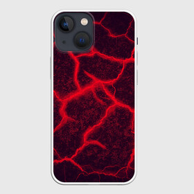 Чехол для iPhone 13 mini с принтом КРОВАВЫЕ ТРЕЩИНЫ в Курске,  |  | иллюстрация | кровь | неон | раны | текстура | трещина