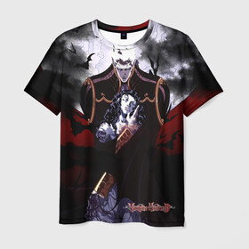 Мужская футболка 3D с принтом Ди: Охотник на вампиров в Курске, 100% полиэфир | прямой крой, круглый вырез горловины, длина до линии бедер | вампир | граф | дампир | ди | магнус ли | наёмник | охотник