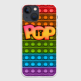 Чехол для iPhone 13 mini с принтом POP it ПУПЫРКА в Курске,  |  | pop it | антистресс | игрушка | поп ит | пузырчатая плёнка | пупырка