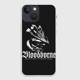 Чехол для iPhone 13 mini с принтом Бладборн в Курске,  |  | bloodborne | game | games | stranger | бладборн | игра | игры | соулс | странник