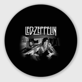 Коврик для мышки круглый с принтом Led Zeppelin в Курске, резина и полиэстер | круглая форма, изображение наносится на всю лицевую часть | british | england | folk | hardcore | hardrock | led zeppelin | metal | music | punk | retro | rock | usa | гранж | джимми пейдж | лед цеппелин | метал | музыка | панк | ретро | роберт плант | рок | сша | фолк