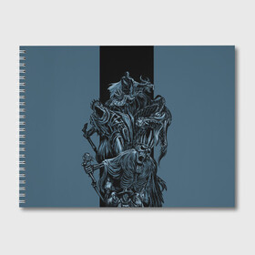 Альбом для рисования с принтом Скелеты из шкафа в Курске, 100% бумага
 | матовая бумага, плотность 200 мг. | Тематика изображения на принте: dark | diablo | привидение | скайрим | скелет | череп