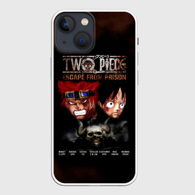 Чехол для iPhone 13 mini с принтом Two Piece. ESCAPE FROM PRISON в Курске,  |  | anime | manga | monkey d. luffy | one piece | аниме | арудж | бейзил хокинс | большой куш | ван пис | вон пис | луфи | луффи | манга | манки д. луффи | пират | ророноа зоро | скретчмен апу | соломенная шляпа