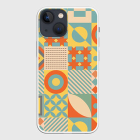 Чехол для iPhone 13 mini с принтом Геометрия в Курске,  |  | геометрия | краски | круги | кубы | минимализм | треугольники