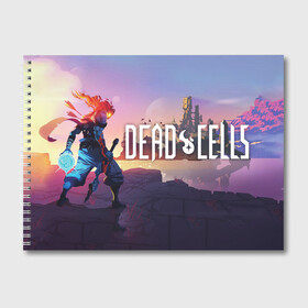 Альбом для рисования с принтом Dead Cells landscape в Курске, 100% бумага
 | матовая бумага, плотность 200 мг. | Тематика изображения на принте: cell | cells | dead | dead cells | game | gamer | games | metroidvania | roguelike | игра | игры