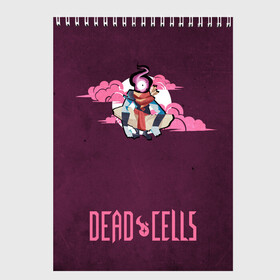 Скетчбук с принтом Dead Cells Pink в Курске, 100% бумага
 | 48 листов, плотность листов — 100 г/м2, плотность картонной обложки — 250 г/м2. Листы скреплены сверху удобной пружинной спиралью | cell | cells | dead | dead cells | game | gamer | games | metroidvania | roguelike | игра | игры