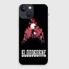 Чехол для iPhone 13 mini с принтом Мир Бладборна в Курске,  |  | bloodborne | game | games | stranger | бладборн | игра | игры | соулс | странник