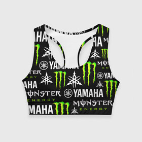 Женский спортивный топ 3D с принтом YAMAHA X MONSTER / SPORT в Курске, 82% полиэстер, 18% спандекс Ткань безопасна для здоровья, позволяет коже дышать, не мнется и не растягивается |  | monster energy | motorcycle | yamaha | yzf r6 | байк | байкер | зеленый | монстер | мотоспорт | мототехника | мотоцикл | мотоциклист | скутер | энергетик. | ямаха