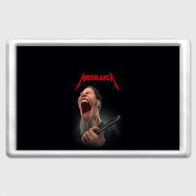 Магнит 45*70 с принтом James Alan Hetfield | METALLICA (Z) в Курске, Пластик | Размер: 78*52 мм; Размер печати: 70*45 | james alan hetfield | kurt kobein | metallica | rock | джеймс хэтфилд | курт кобейн | металика | металлика | рок | супер звезда