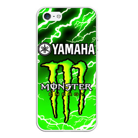 Чехол для iPhone 5/5S матовый с принтом YAMAHA X MONSTER / SPORT в Курске, Силикон | Область печати: задняя сторона чехла, без боковых панелей | Тематика изображения на принте: monster energy | motorcycle | yamaha | yzf r6 | байк | байкер | зеленый | монстер | мотоспорт | мототехника | мотоцикл | мотоциклист | скутер | энергетик. | ямаха