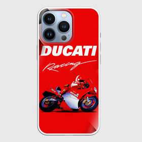 Чехол для iPhone 13 Pro с принтом DUCATI   ДУКАТИ   RACING в Курске,  |  | Тематика изображения на принте: ducati | motorcycle | motosport | racing | speed | sport | байк. | гонки | двигатель | дукати | мото | мотокросс | мотоспорт | мототриал | мотоцикл | скорость | спорт