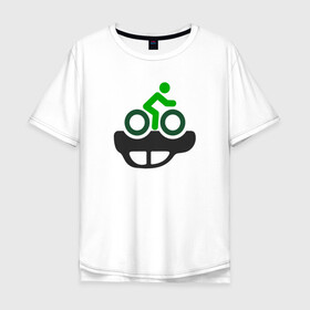 Мужская футболка хлопок Oversize с принтом Осовбодите город в Курске, 100% хлопок | свободный крой, круглый ворот, “спинка” длиннее передней части | велосипед | город | пробки | транспорт | экология