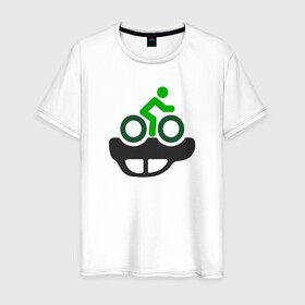 Мужская футболка хлопок с принтом Осовбодите город в Курске, 100% хлопок | прямой крой, круглый вырез горловины, длина до линии бедер, слегка спущенное плечо. | велосипед | город | пробки | транспорт | экология
