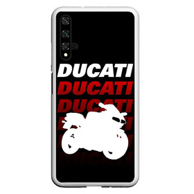 Чехол для Honor 20 с принтом DUCATI / ДУКАТИ / SPORT в Курске, Силикон | Область печати: задняя сторона чехла, без боковых панелей | Тематика изображения на принте: ducati | motorcycle | motosport | racing | speed | sport | байк. | гонки | двигатель | дукати | мото | мотокросс | мотоспорт | мототриал | мотоцикл | скорость | спорт