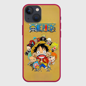 Чехол для iPhone 13 mini с принтом Персонажи One Piece. Большой куш в Курске,  |  | anime | manga | monkey d. luffy | one piece | аниме | большой куш | ван пис | вон пис | гол д. роджер | кайдо | король пиратов | луфи | луффи | манга | манки д. луффи | нами | нико робин | пират | портгас д. эйс | ророноа зоро