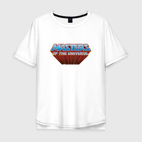 Мужская футболка хлопок Oversize с принтом Masters of the Universe Logo | Властелины вселенной Лого (Z) в Курске, 100% хлопок | свободный крой, круглый ворот, “спинка” длиннее передней части | he man | logo | masters of the universe | she ra | властелины вселенной | логип | лого | мульт | мультфильм