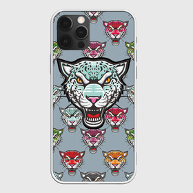 Чехол для iPhone 12 Pro Max с принтом Леопард в Курске, Силикон |  | leopard | panthera | барс | большая кошка | животные | звери | кошки | леопард | морды | пантера | паттерн | пятна | хищники