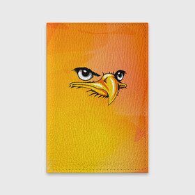 Обложка для паспорта матовая кожа с принтом Орёл 3d в Курске, натуральная матовая кожа | размер 19,3 х 13,7 см; прозрачные пластиковые крепления | Тематика изображения на принте: eagle | орел | орленок | орлиный взгляд | птица | птичка | хищная птица