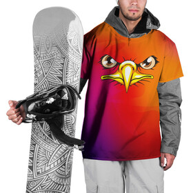 Накидка на куртку 3D с принтом ОРЁЛ в Курске, 100% полиэстер |  | eagle | орел | орленок | орлиный взгляд | птица | птичка | хищная птица
