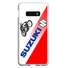 Чехол для Samsung S10E с принтом SUZUKI / СУЗУКИ / RACING в Курске, Силикон | Область печати: задняя сторона чехла, без боковых панелей | Тематика изображения на принте: motorcycle | motosport | racing | speed | sport | suzuki | байк. | гонки | двигатель | мото | мотокросс | мотоспорт | мототриал | мотоцикл | скорость | спорт | сузуки