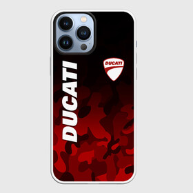 Чехол для iPhone 13 Pro Max с принтом DUCATI | ДУКАТИ КАМУФЛЯЖ в Курске,  |  | camo | camouflage | ducati | military | moto | motocycle | racing | sport | дукати | камуфляж | милитари | мото | мотоспорт | мотоцикл | рейсинг | спорт