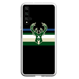 Чехол для Honor 20 с принтом Milwaukee Bucks форма. Statement Edition в Курске, Силикон | Область печати: задняя сторона чехла, без боковых панелей | Тематика изображения на принте: basketball | edition | milwaukee bucks | sport | statement | бакс | баскетбол | милуоки | спорт | форма