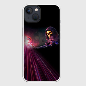 Чехол для iPhone 13 с принтом СКЕЛЕТОР | SKELETOR (Z) в Курске,  |  | he man | logo | masters of the universe | she ra | skeletor | властелины вселенной | логип | лого | мульт | мультфильм | скелетор