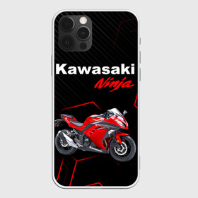 Чехол для iPhone 12 Pro с принтом KAWASAKI NINJA /  КАВАСАКИ в Курске, силикон | область печати: задняя сторона чехла, без боковых панелей | kawasaki | motorcycle | motosport | ninja | racing | speed | sport | байк | гонки | двигатель | кавасаки | мото | мотокросс | мотоспорт | мототриал | мотоцикл | нинзя. | скорость | спорт