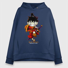 Женское худи Oversize хлопок с принтом Monkey D. Luffy One Piece в Курске, френч-терри — 70% хлопок, 30% полиэстер. Мягкий теплый начес внутри —100% хлопок | боковые карманы, эластичные манжеты и нижняя кромка, капюшон на магнитной кнопке | anime | manga | monkey d. luffy | one piece | аниме | большой куш | ван пис | вон пис | капитан | король пиратов | луси | луфи | луффи | луффи но уми | луффи таро | манга | манки д. луффи | мугивара | пират | пятый император