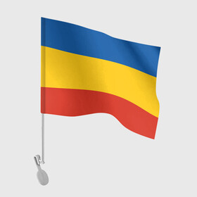 Флаг для автомобиля с принтом Флаг казаков России в Курске, 100% полиэстер | Размер: 30*21 см | герб | герб казаков | знак | казак | казаки | флаг | флаг донских казаков | флаг запорожских казаков | флаг казаков | флаг казаков кубани | флаг казаков россии | флаг кубанских казаков