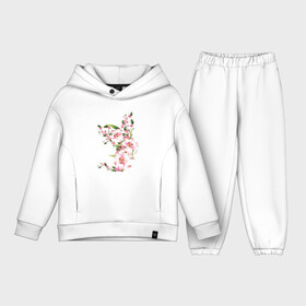 Детский костюм хлопок Oversize с принтом Прекрасные лилии в Курске,  |  | Тематика изображения на принте: лилии | прекрасные лилии | растения | розовые цветы | цветы