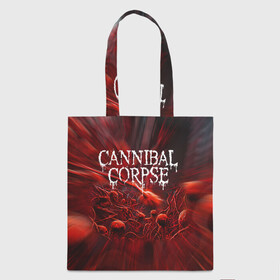 Шоппер 3D с принтом Blood Cannibal Corpse | Труп Каннибала (Z) в Курске, 100% полиэстер | Плотность: 200 г/м2; Размер: 34×35 см; Высота лямок: 30 см | cannibal | cannibal corpse | corpse | death metal | deathgrind | алекс уэбстер | брутальный дэт метал | дэт метал | дэтграйнд | пол мазуркевич | роб барретт | труп каннибала