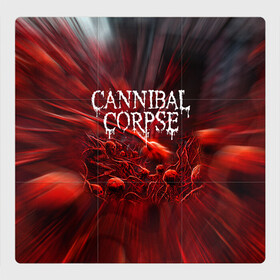Магнитный плакат 3Х3 с принтом Blood Cannibal Corpse | Труп Каннибала (Z) в Курске, Полимерный материал с магнитным слоем | 9 деталей размером 9*9 см | cannibal | cannibal corpse | corpse | death metal | deathgrind | алекс уэбстер | брутальный дэт метал | дэт метал | дэтграйнд | пол мазуркевич | роб барретт | труп каннибала