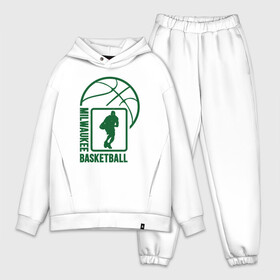 Мужской костюм хлопок OVERSIZE с принтом Milwaukee Basketball в Курске,  |  | basketball | bucks | giannis | milwaukee | mvp | nba | ntetokounmpo | sport | streetball | адетокумбо | бакс | баскетбол | игра | милуоки | мяч | нба | олень | спорт | стритбол | тренер | чемпион | янис