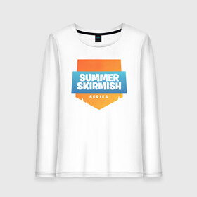 Женский лонгслив хлопок с принтом Summer Skirmish в Курске, 100% хлопок |  | epic games | games | королевская битва | лето | фортнайт