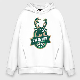 Мужское худи Oversize хлопок с принтом Cream City в Курске, френч-терри — 70% хлопок, 30% полиэстер. Мягкий теплый начес внутри —100% хлопок | боковые карманы, эластичные манжеты и нижняя кромка, капюшон на магнитной кнопке | basketball | bucks | giannis | milwaukee | mvp | nba | ntetokounmpo | sport | streetball | адетокумбо | бакс | баскетбол | игра | милуоки | мяч | нба | олень | спорт | стритбол | тренер | чемпион | янис