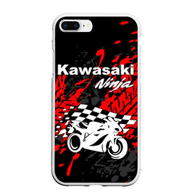 Чехол для iPhone 7Plus/8 Plus матовый с принтом KAWASAKI NINJA / КАВАСАКИ в Курске, Силикон | Область печати: задняя сторона чехла, без боковых панелей | Тематика изображения на принте: kawasaki | motorcycle | motosport | ninja | racing | speed | sport | байк | гонки | двигатель | кавасаки | мото | мотокросс | мотоспорт | мототриал | мотоцикл | нинзя. | скорость | спорт