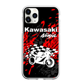 Чехол для iPhone 11 Pro матовый с принтом KAWASAKI NINJA / КАВАСАКИ в Курске, Силикон |  | kawasaki | motorcycle | motosport | ninja | racing | speed | sport | байк | гонки | двигатель | кавасаки | мото | мотокросс | мотоспорт | мототриал | мотоцикл | нинзя. | скорость | спорт